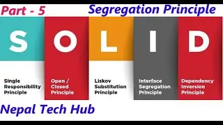 Part5   || Fourth SOLID Principle --  Interface Segregation with Example
