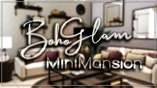 Boho Glam Mini Mansion | Platform Build | Sims 4 Speed Build | CC Included | Stop Motion