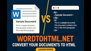 How to convert Word or PDF documents to HTML online for free