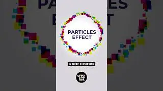 How to create vector Particles effect in Adobe Illustrator. 