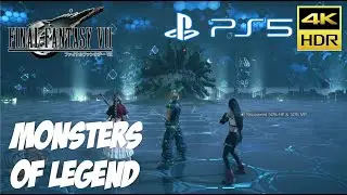 THREE PERSON TEAM VS MONSTERS OF LEGEND | Final Fantasy 7 Remake | PS5 4KHDR