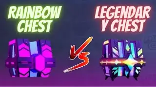 opening 2x rainbow chest 🥳 and legendary chest x2 #frag