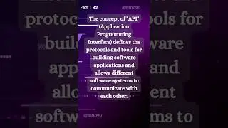 What is an “ API “ ..? 