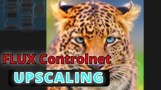ComfyUI Tutorial : How to use Flux Controlnet Upscaling #controlnet #comfyui #flux