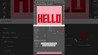 How to make a bevel text in Photoshop 🙌🏼