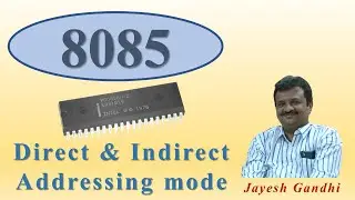 8085 PROGRAMMING Direct and Indirect Addressing Mode with Simulation