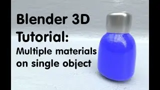 Blender Cycles tutorial: Multiple materials on one object