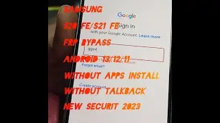 samsung s20 fe 5g frp bypass android 13