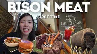 ลองทานเนื้อกระบือไบสันครั้งแรกที่ The Bison Restaurant (ราคาแพงอยู่นะ)|พูดอังกฤษซับไทย