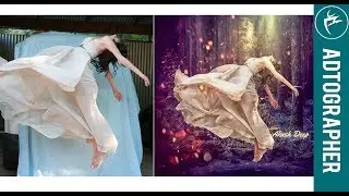 LEVITATING  FANTASY GIRL MANIPULATION PHOTOSHOP CC TUTORIAL || VERY EASY||