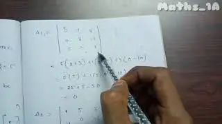 Matrices CRAMER'S RULE important LAQ question for  maths in Telugu||