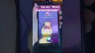 🗣📱 hey siri, “What’s your favorite book?” 📖