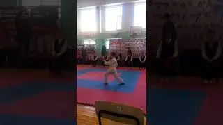 Первое место моего чемпиона. Тэквондо (тули)