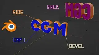 3D Text Set Material to Selection like C4D | Blender 3.2