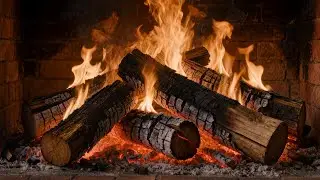 Живой камин 🔥 | Тихий звук огня без слов 2 часа (4K)