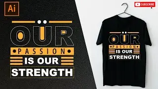 Adobe Illustrator T-Shirt Design Tutorial | Easy For Beginners