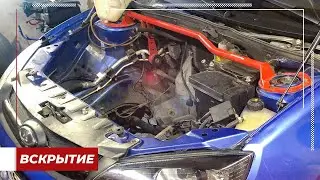 Вскрытие мотора после взрыва на скорости 210км/ч. Что пошло не так? | LADA Kalina Sport 2