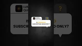 Is Luminar NEO Subscription Based Only?