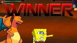 TheMattalocalypse Random Mugen Battle - 552 - SpongeBob/Charizard VS. Team Jellypus (4)