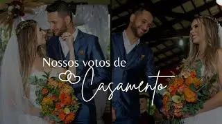 VOTOS DE CASAMENTO MAIS EMOCIONANTE | MAYARA & RAFAEL ❤