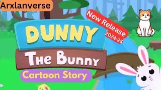 Dunny the Bunny's Adventure | A Heartwarming Encounter with Beaver in the Friendly Forest #cartoon