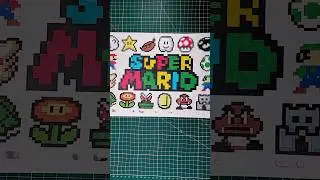 comment dessiner le logo mario