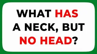 ONLY A GENIUS CAN SOLVE THESE RIDDLES 🧩 | 20 TRICKY RIDDLES THAT'LL STRETCH YOUR BRAIN 🧠