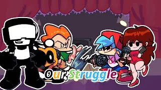 4V2?!!! (FNF Our Struggle but it's Pico, Spooky kids, Tankman VS BF & GF (+ fingerless gloves))