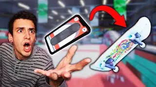MY PHONE IS THE SKATEBOARD?! (Skapp)