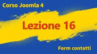 Form Contatti - Lezione 16 del corso Joomla 4