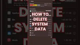 How to Clear Up System Data on Mac