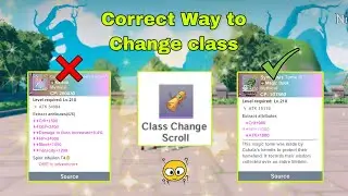 Correct way to change Class 🚠✨ | Neverland 🔎✨