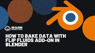 3S Cloud Render Farm | How To Bake Data with Flip Fluids Add-on in Blender