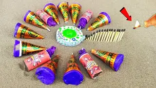 Lot Of Anar Vs Popcorn Vs Matchstick Vs Chakri Experiment