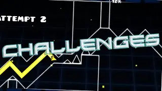 Completing Challenges by Top 100 Players | Geometry Dash 2.1