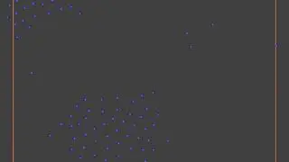 Flocking simulation of 100 drones at 4 m/s with algo from 2014