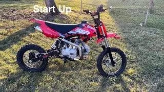 Ssr 125cc pit bike start up