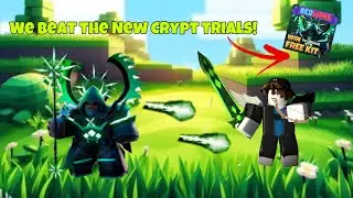 We beat the new crypt event In roblox bedwars(tips and tricks)