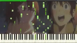 How to play Boku Dake ga Inai Machi (Erased) OP (僕だけがいない街) Piano Tutorial - Synthesia