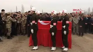 Şehit Piyade Uzman Çavuş Fatih Kara, son yolculuğuna uğurlandı