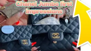 CHANEL JUMBO CAVIER LEATHER First Impressions and what fits.