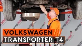 How to change oil filter and engine oil on VW T4 TRANSPORTER [TUTORIAL AUTODOC]