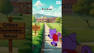 #Animation: CatNap's Journey to School 🤣Smiling Critters POPPY PLAYTIME CHAPTER 3 #As You Fade Away