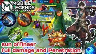 SUN OFFLANER FULL DAMAGE AND PENETRATION | GAMEPLAY & BEST BUILD TOP GLOBAL SUN SEASON 24