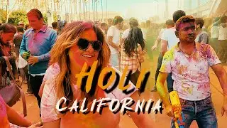 The Most Colorful Holi in California - You Won't Believe What Happened! #Holi #Vlog #California