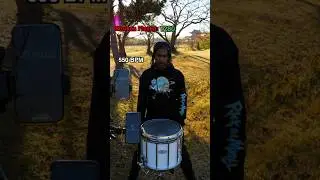 550 BPM Quadruple Stroke Roll