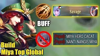 SAVAGE! MIYA INSPIRE INSANE DAMAGE - BUILD MIYA TERSAKIT 2022