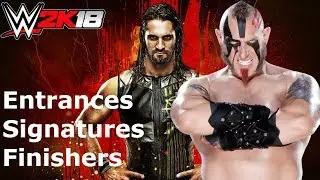 WWE 2K18 Konnor: Entrance/Signatures/Finishers
