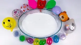 Mixing White Slime With Random Things | Satisfying Compilation | Very Satisfying