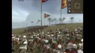 Medieval II Total War 1250 Archers VS 700 Knights